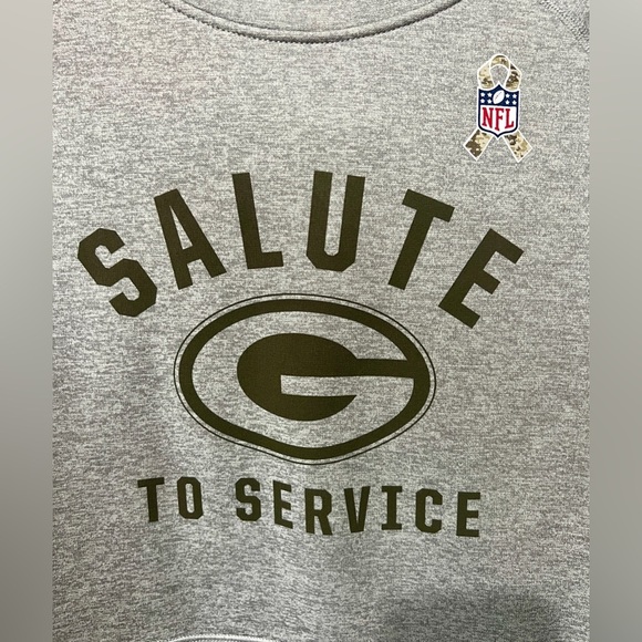Nike Green Bay Packers Salute to Service Hooded Sweatshirt - Large - Picture 6 of 13